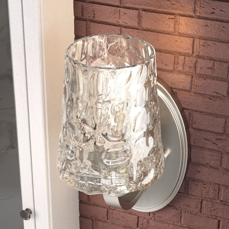 Acroma Modern Bathroom Vanity Light Art Glass Wall Sconce