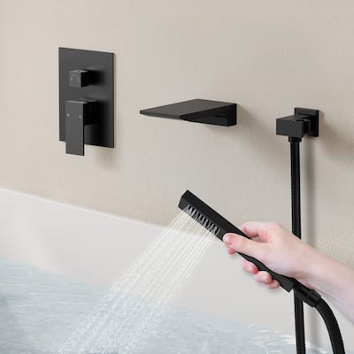 Tub And Shower Faucet Set Complete Shower System with Handheld Shower