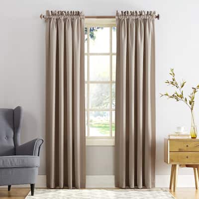 Porch & Den Inez Room Darkening Window Curtain Panel and Valance, Single Panel