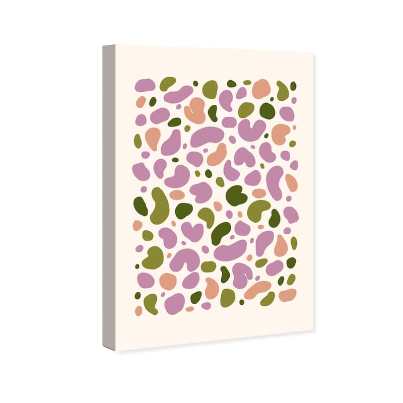 Wynwood Studio Canvas Abstract Petals Impression Purple and Pastel Purple Modern & Contemporary Wall Art Canvas Print