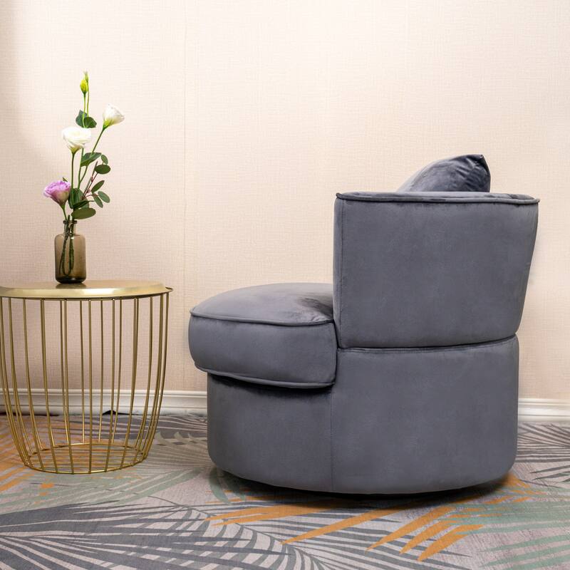 Swivel Bucket Chair for Living Room Bedroom
