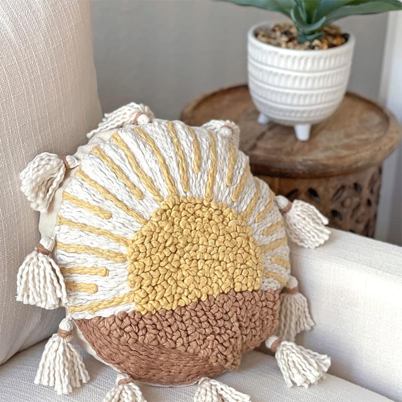 Crane Baby Decorative Quilted Pillow Ezra