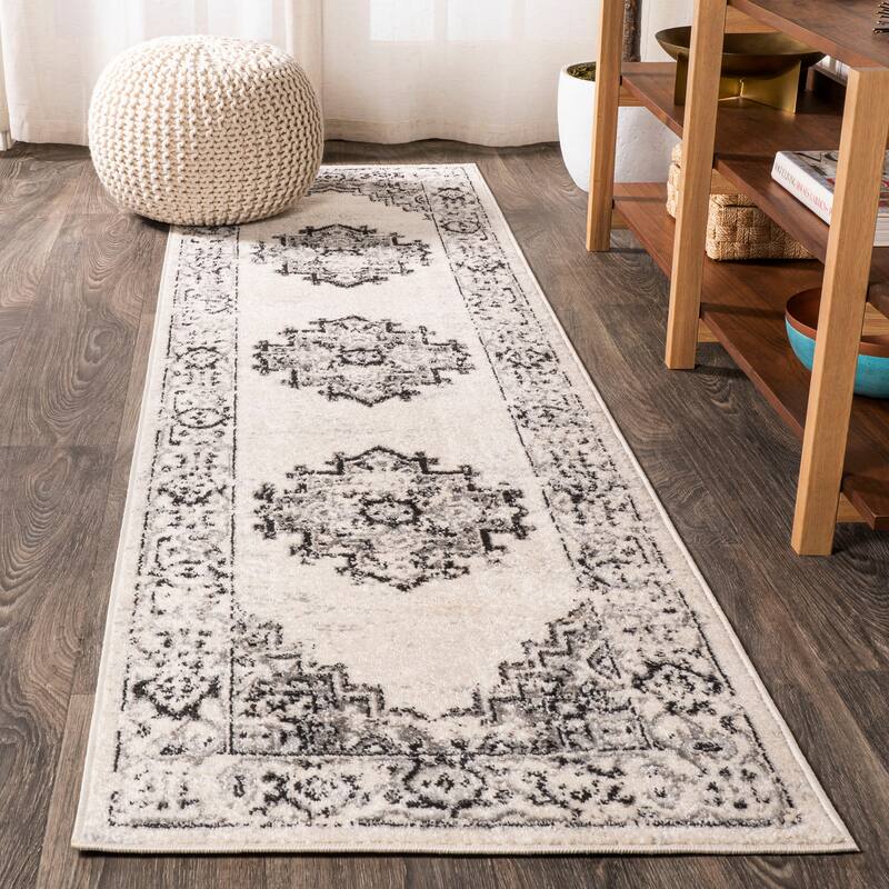 JONATHAN Y Boho Cottage Medallion Area Rug