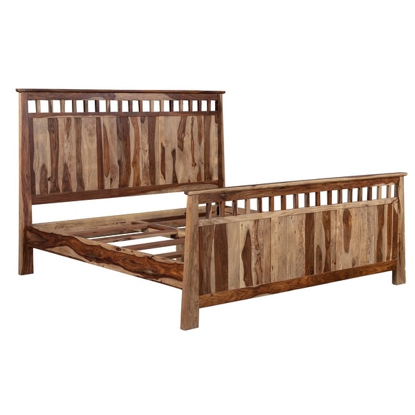 Sheesham wood king size cot outlet