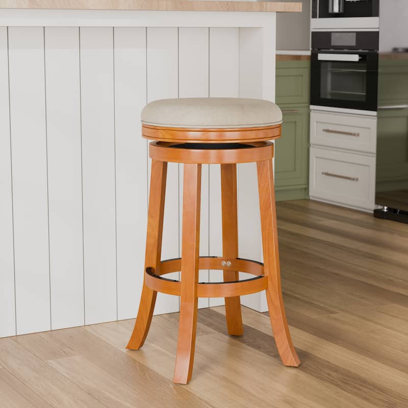 DTY Indoor Living Creede Backless Swivel Stool