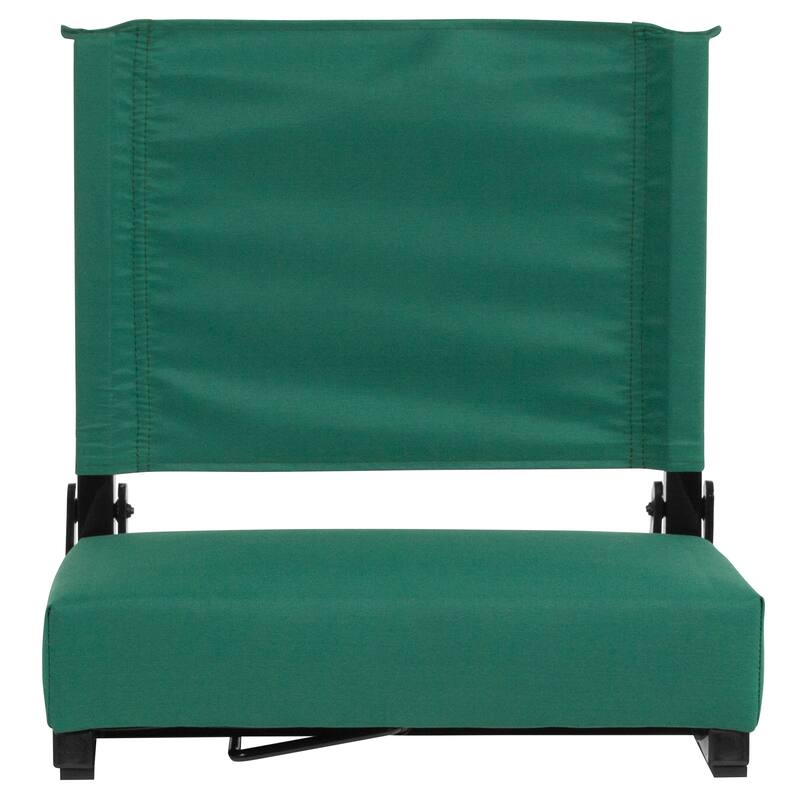 2 Pack 500 lb. Rated Lightweight Stadium Chair-Handle-Padded Seat