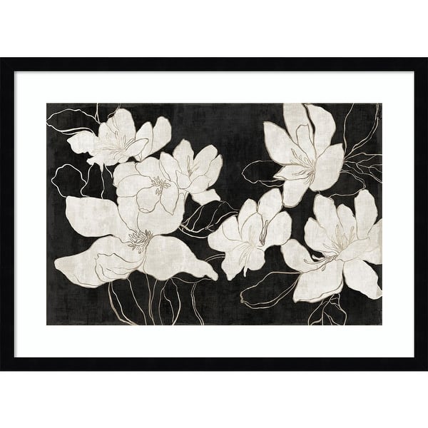 Japandi I by Asia Jensen Wood Framed Wall Art Print - Svelte Noir Black ...