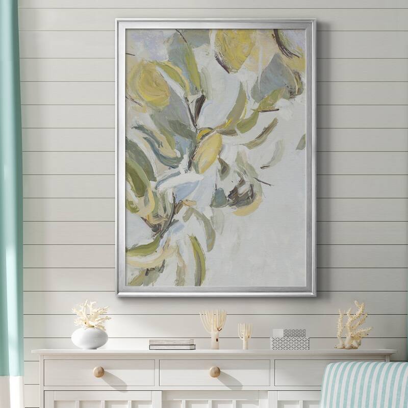 Lemon Pears Premium Framed Canvas - Ready to Hang