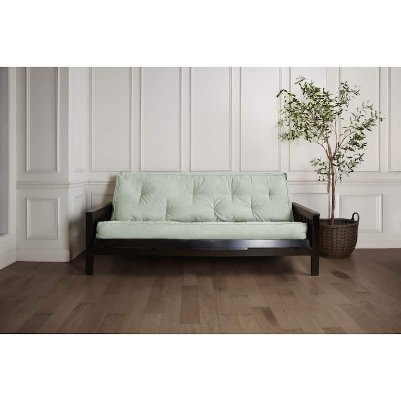 Sorra Home Serenity Indoor Futon Mattress - Desert Sage /54 x 75 x 12 in - Full