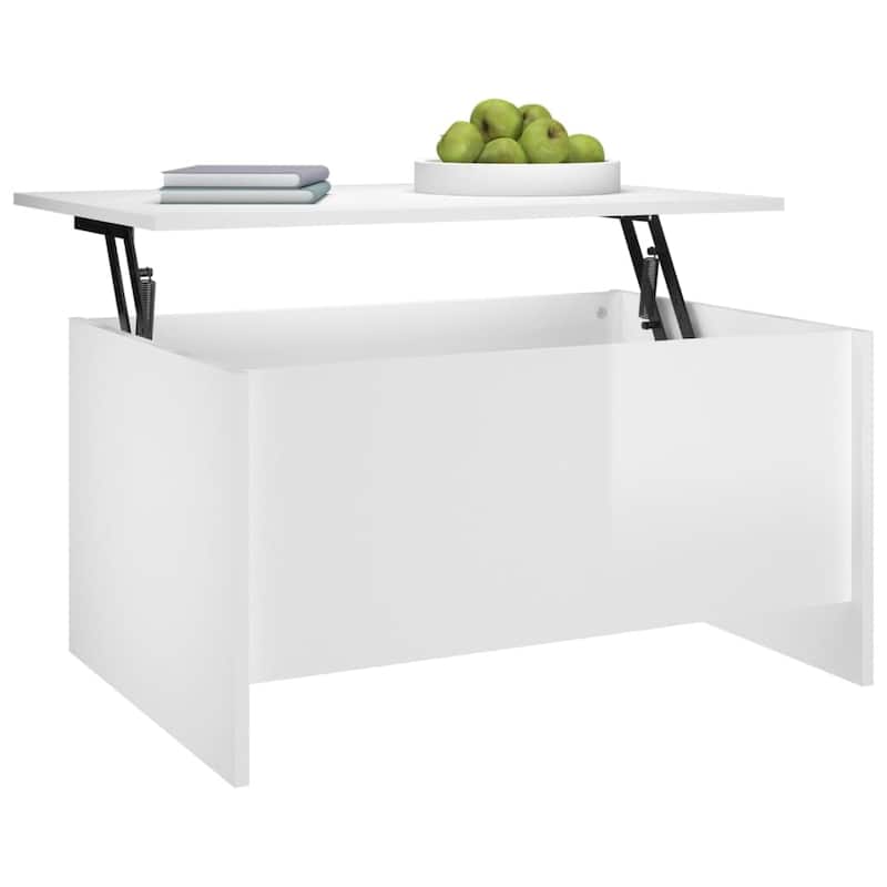 vidaXL Coffee Table Lift Top End Table Accent Side Sofa Table Engineered Wood - 31.5" x 21.9" x 16.3"