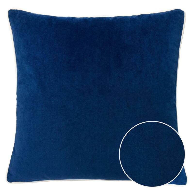 Homey Cozy Velvet Solid Throw Pillow Cover & Insert - Set of 2