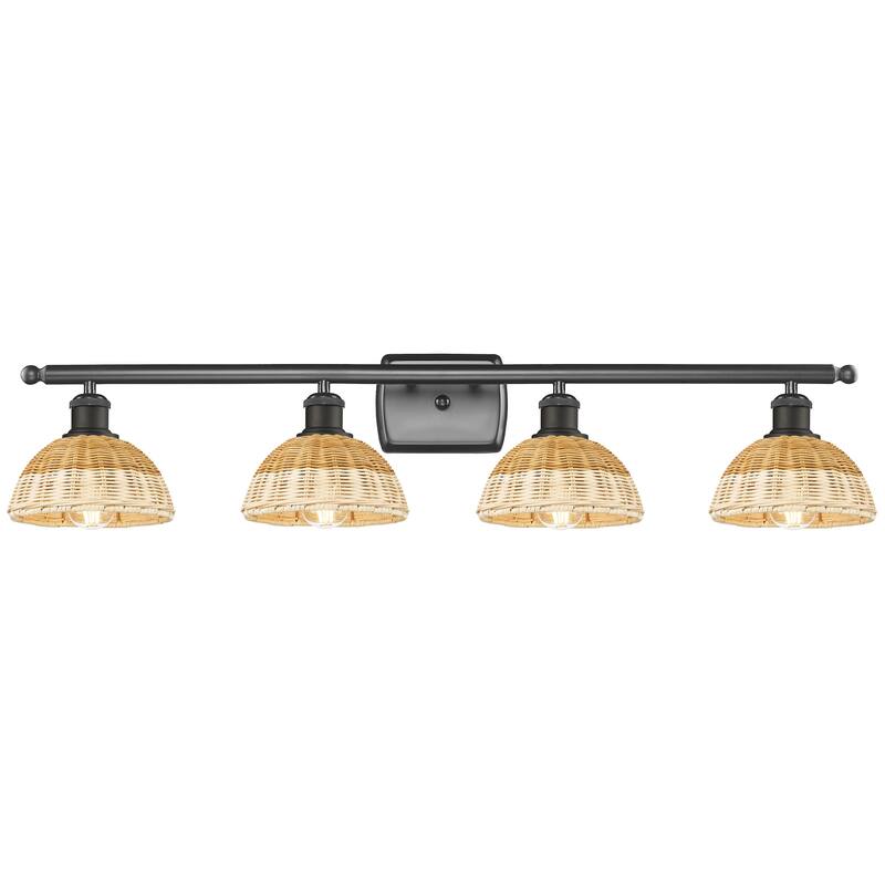 Innovations Lighting 516-4W-8-38 Bristol Natural II Vanity Bristol - Oil Rubbed Bronze / Natural