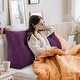 preview thumbnail 45 of 182, WOWMAX Large Reading Wedge Headboard Pillow for Bed Rest Back Support