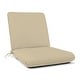 preview thumbnail 17 of 28, Sunbrella 44-inch Indoor/ Outdoor Seat and Back Club Chair Cushion Spectrum Sand
