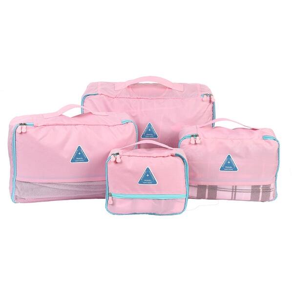 Shop 4pcs Water Resistant Clothes Stroge Bags Packing Cube Travel