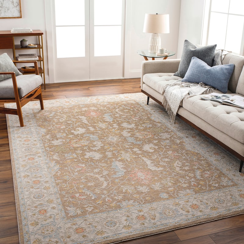 Livabliss Riley Vintage Persian Area Rug - Brown - 2' 7" x 10'