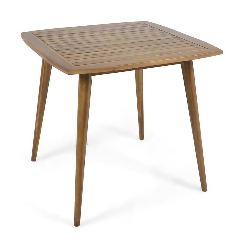 Wallace Indoor Square Acacia Wood Dining Table by Christopher Knight Home