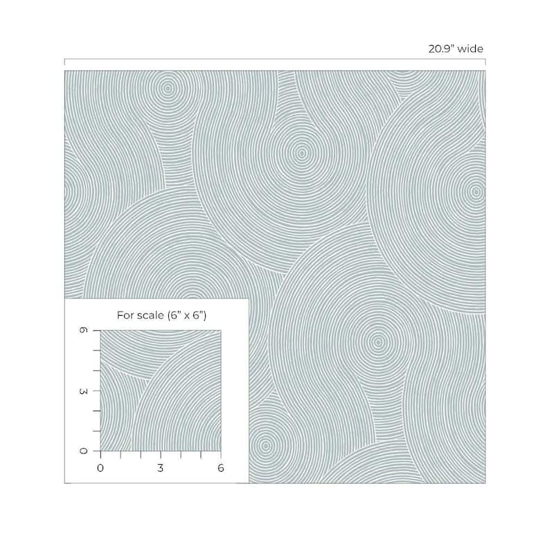 NextWall Swirl Geo Peel and Stick Wallpaper