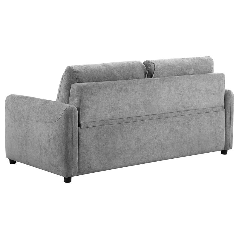 Welker Grey Upholstered Sofa Sleeper with Queen Mattress
