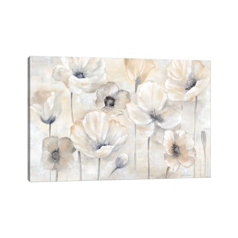 iCanvas "Gray Poppy Garden Landscape" by Cynthia Coulter Canvas Print
