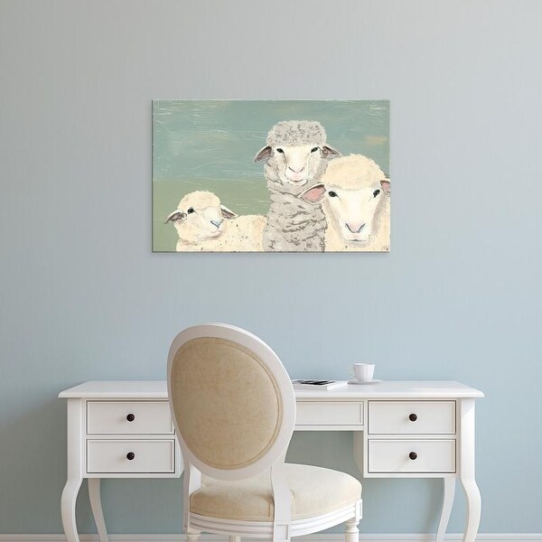 Easy Art Prints Jade Reynolds's 'Bashful Sheep II' Premium Canvas Art