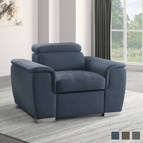 Denizen Chair with Pull-Out Ottoman