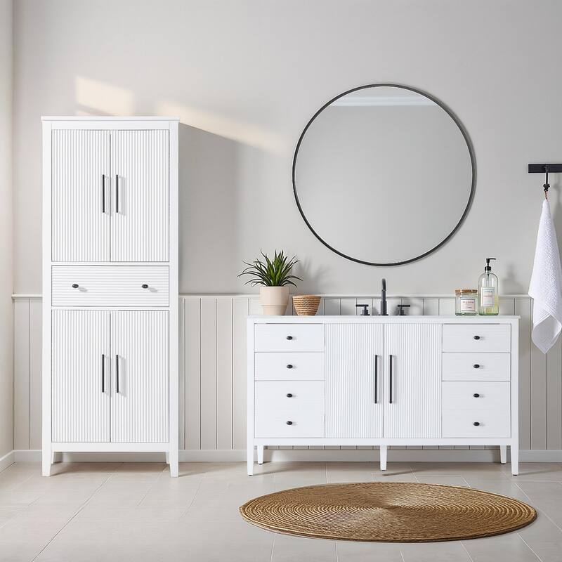 Kensington 16-28 Inch Bath Storage Cabinet