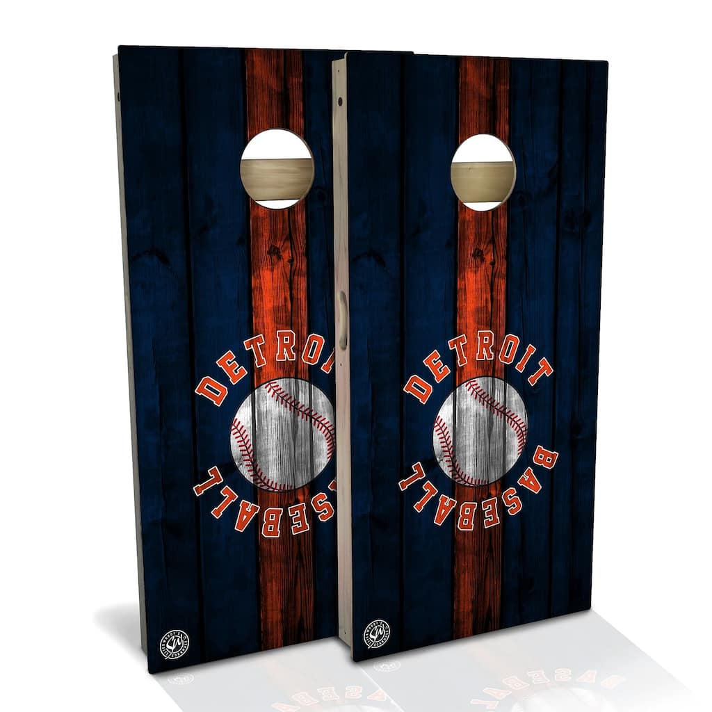 Detroit Baseball Outdoor Cornhole Board Set