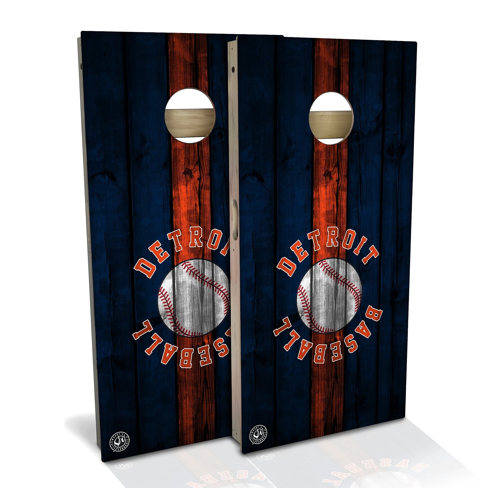 Detroit Baseball Outdoor Cornhole Board Set