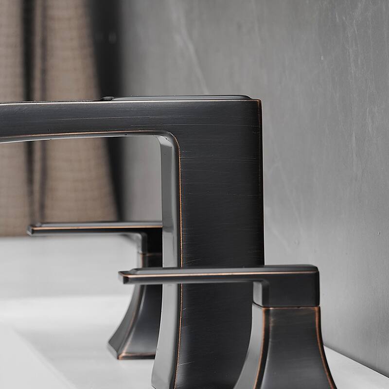 Topcraft Two Handle Waterfall Bathroom Faucet with Pop-Up Drainer