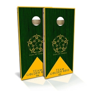 Team Golden Rose Outdoor Cornhole Board Set