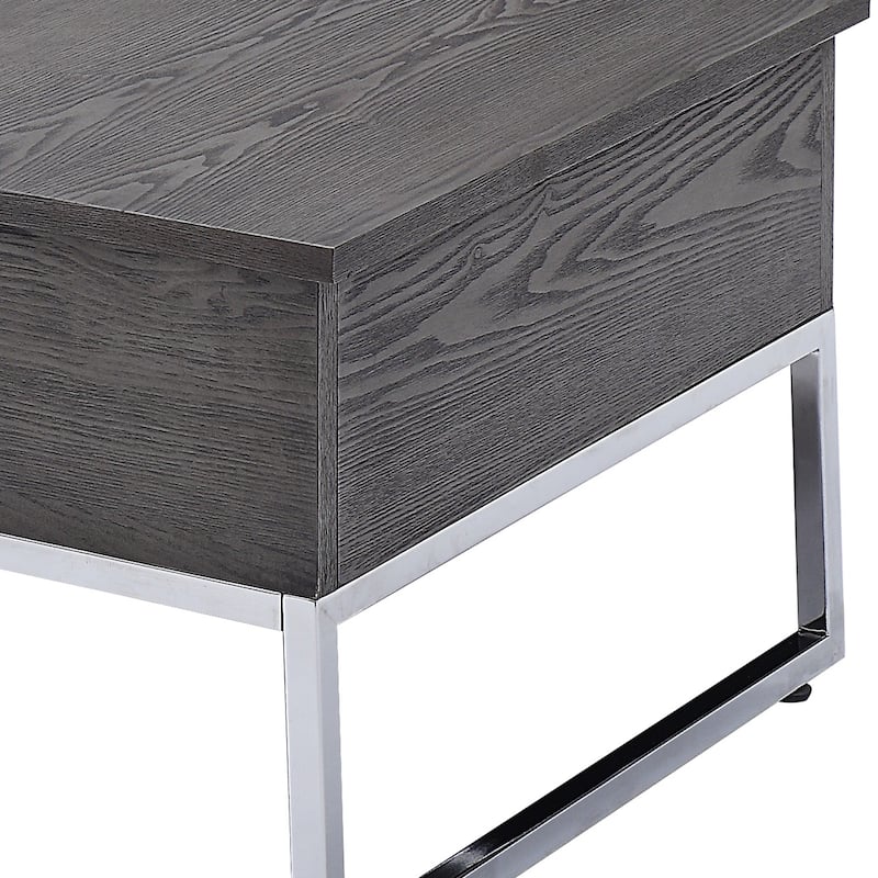Carbon Loft Jenji Grey/ Silver Wooden Coffee Table