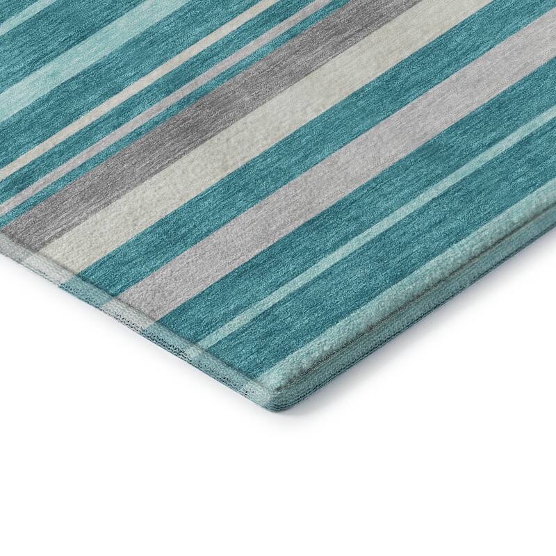 Premium Washable Super Soft Sophisticated Stripe Mayfield Rug