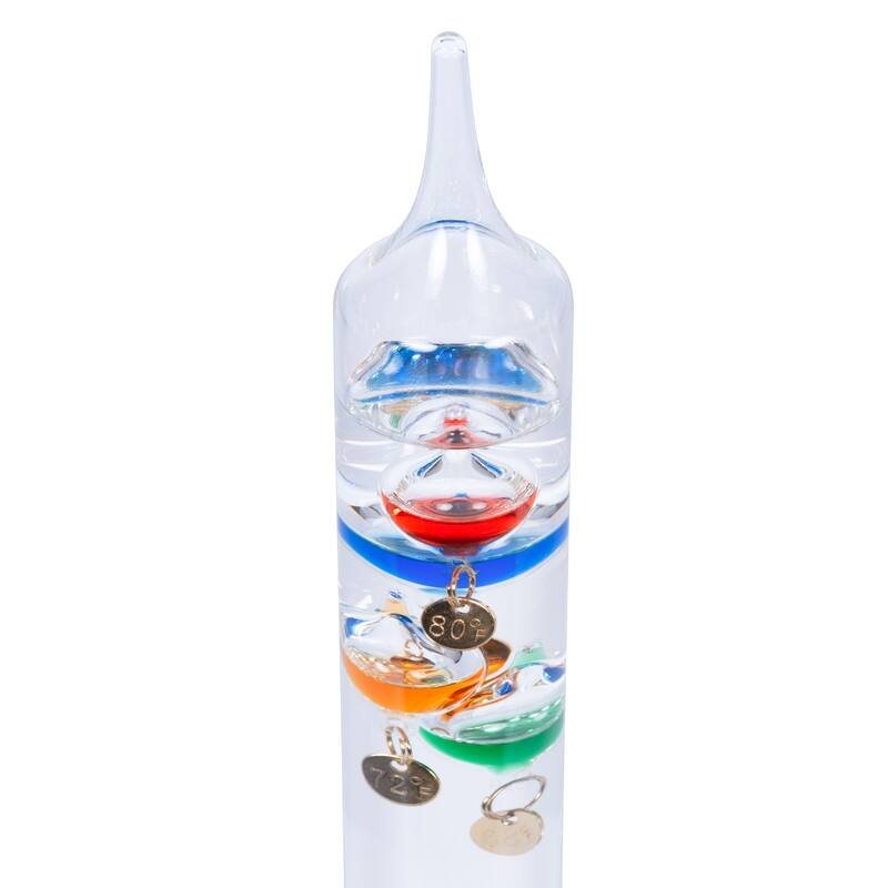 La Crosse 914-4928 11-inch Glass Galileo Thermometer