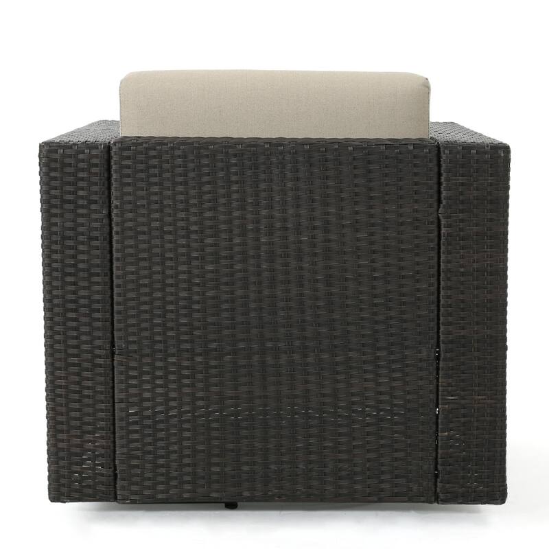 Puerta Mp1 Swivel Patio Chair With Cushions (Excluding the table)