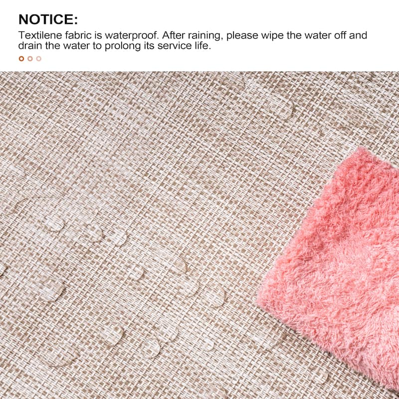 Pool Sunlounger Chaise Lounge Set Lounge Chairs with Side Table Set of 3 - See Picture