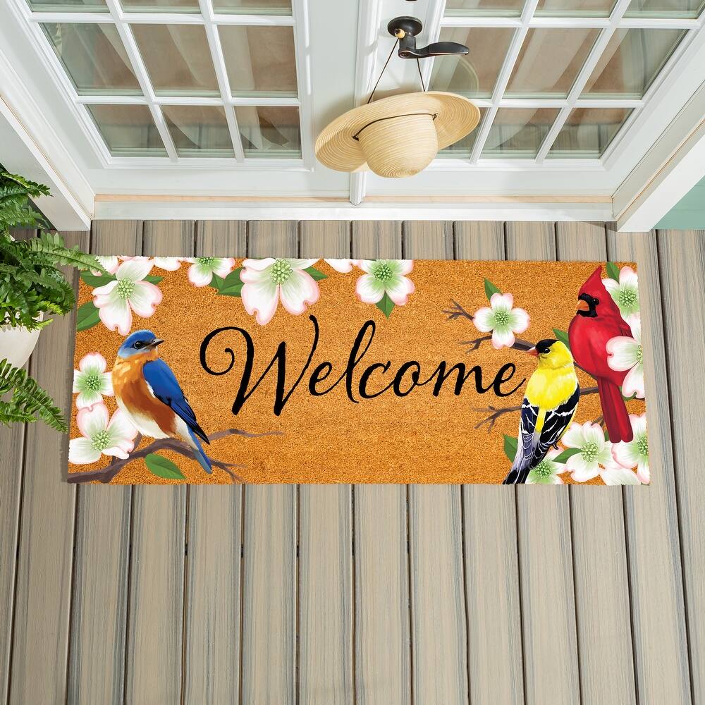 Bird Bunch Coir Door Mat