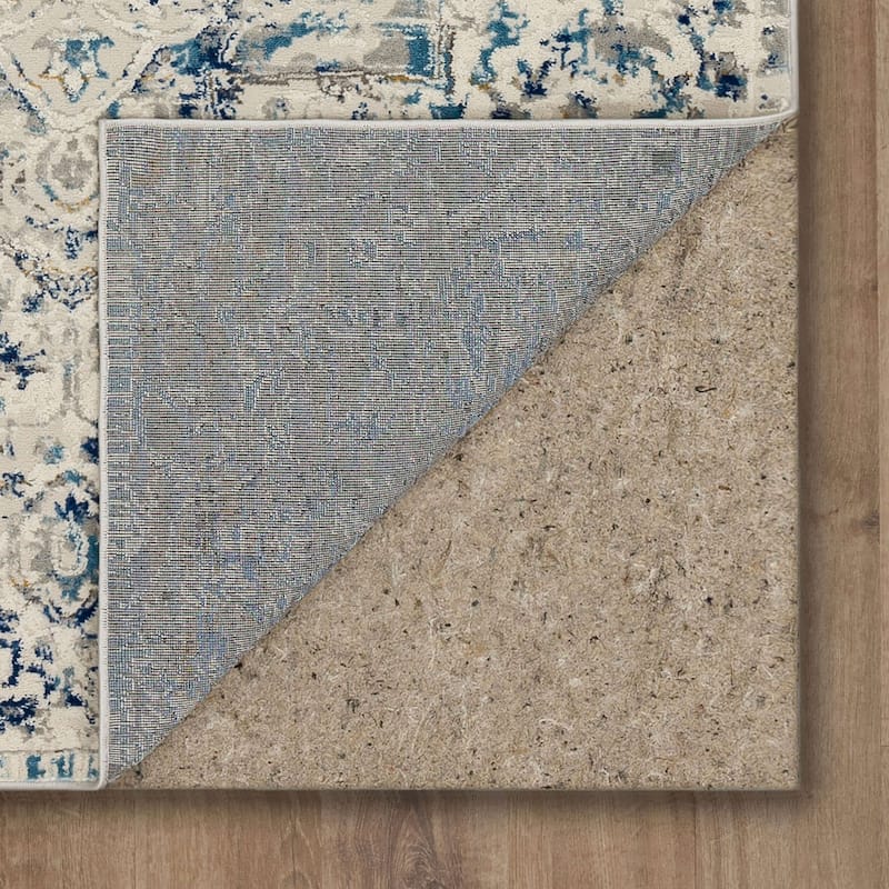 Mohawk Home Paris Floral Ornamental Medallion Woven Area Rug