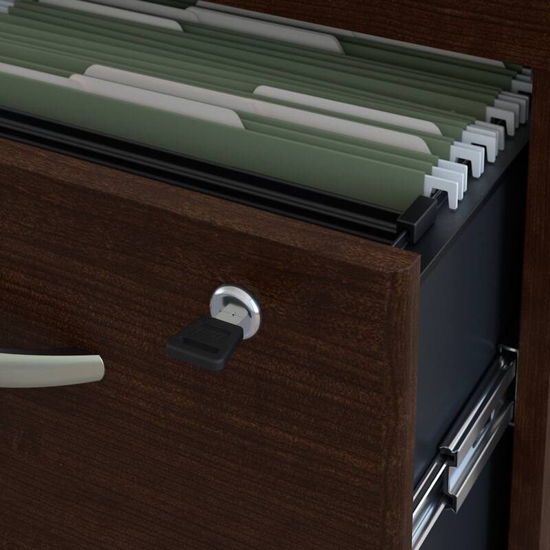 Series C 72W Desk with Mobile File Cabinet by Bush Business Furniture