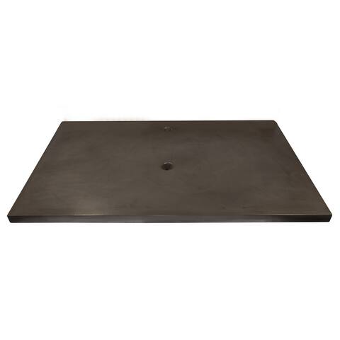 37-in x 22-in Concrete Vessel Sink Vanity Top