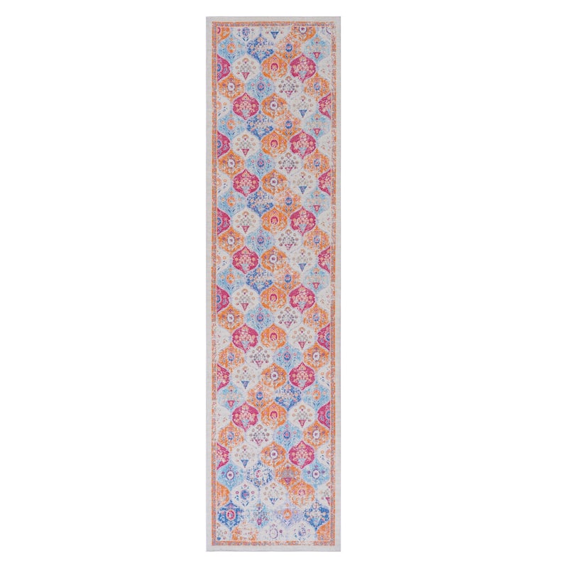 LOOM & LUXE Cream Area Rugs - 120" D x 30" W x 0.14" H