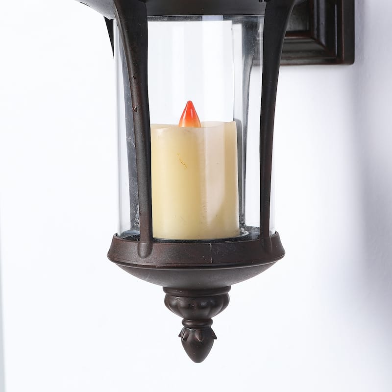 Grayton Hanging Solar Powered Outdoor Wall Light Sconce by Havenside Home