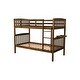 preview thumbnail 18 of 18, Somette Claire Twin over Twin Bunk Bed with Tray (Mattresses Not Included)