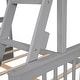 preview thumbnail 26 of 54, Space-Saving Twin Over Full Bunk Bed with Drawers, Solid Wood Frame with Guardrails and Ladder, Detachable into 2 Platform Beds