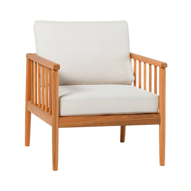 Middlebrook Solid Wood Outdoor Spindle Lounge Chair