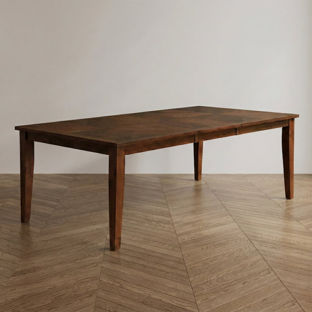 Furniture of America Pons Cherry 78-inch Wood Expandable Dining Table