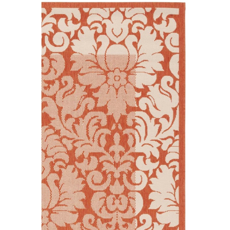SAFAVIEH Courtyard Peggie Indoor/ Outdoor Patio Backyard Rug