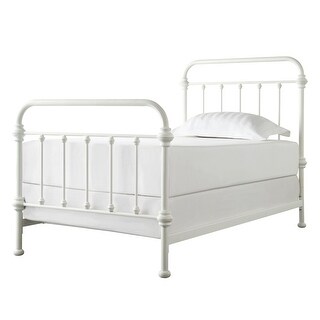 Giselle White Iron Metal Bed iNSPIRE Q Classic