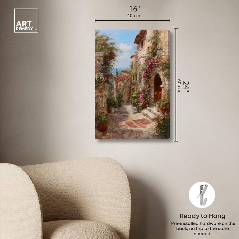 Mediterranean Charm I Canvas by Art Remedy, Gallery Wrapped