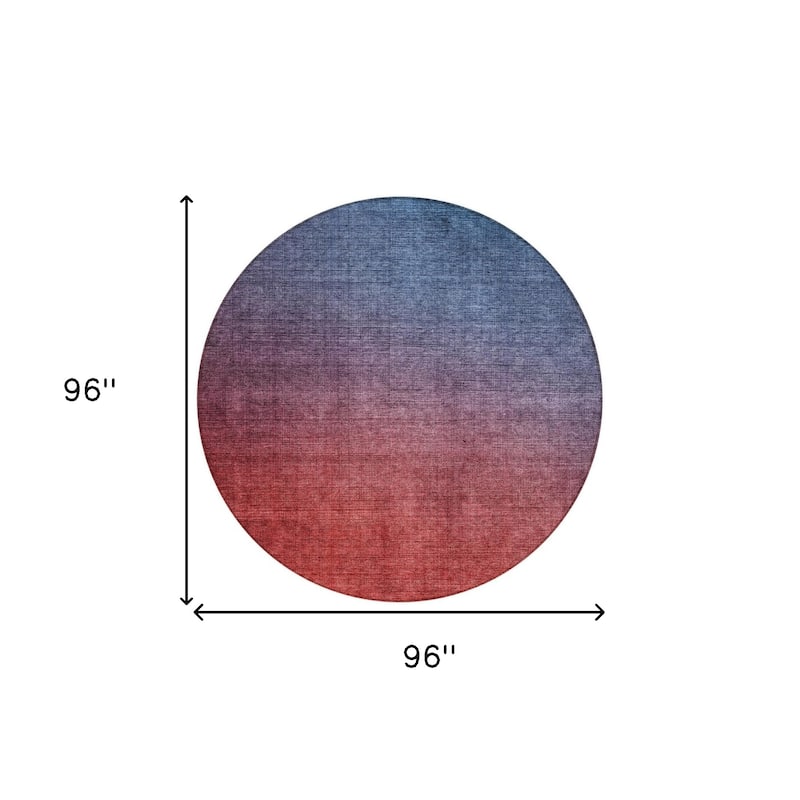 HomeRoots Ombre Transitional Rectangle Outdoor Rug